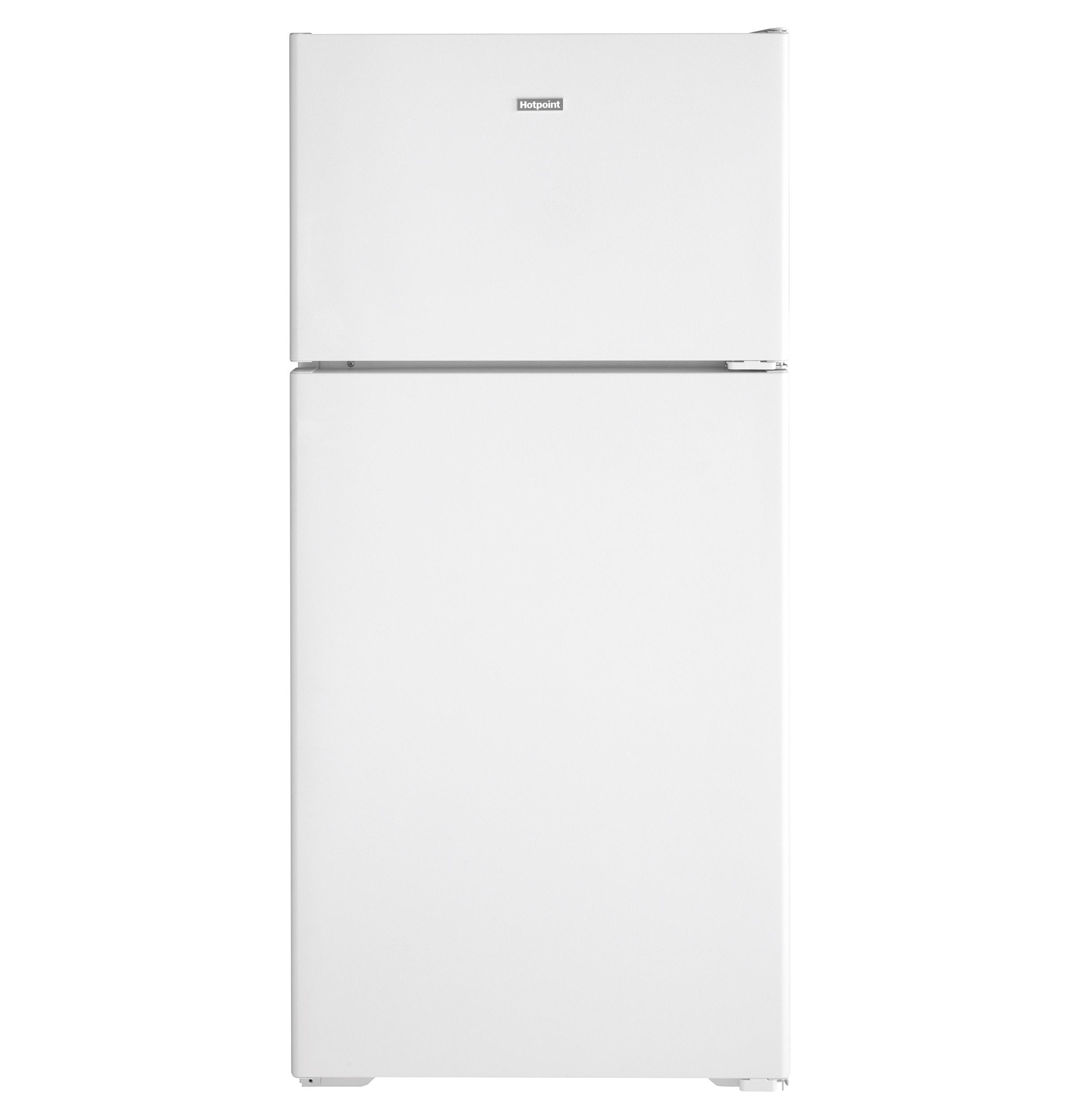 Hotpoint® ENERGY STAR® 15.6 Cu. Ft. Recessed Handle Top-Freezer Refrigerator