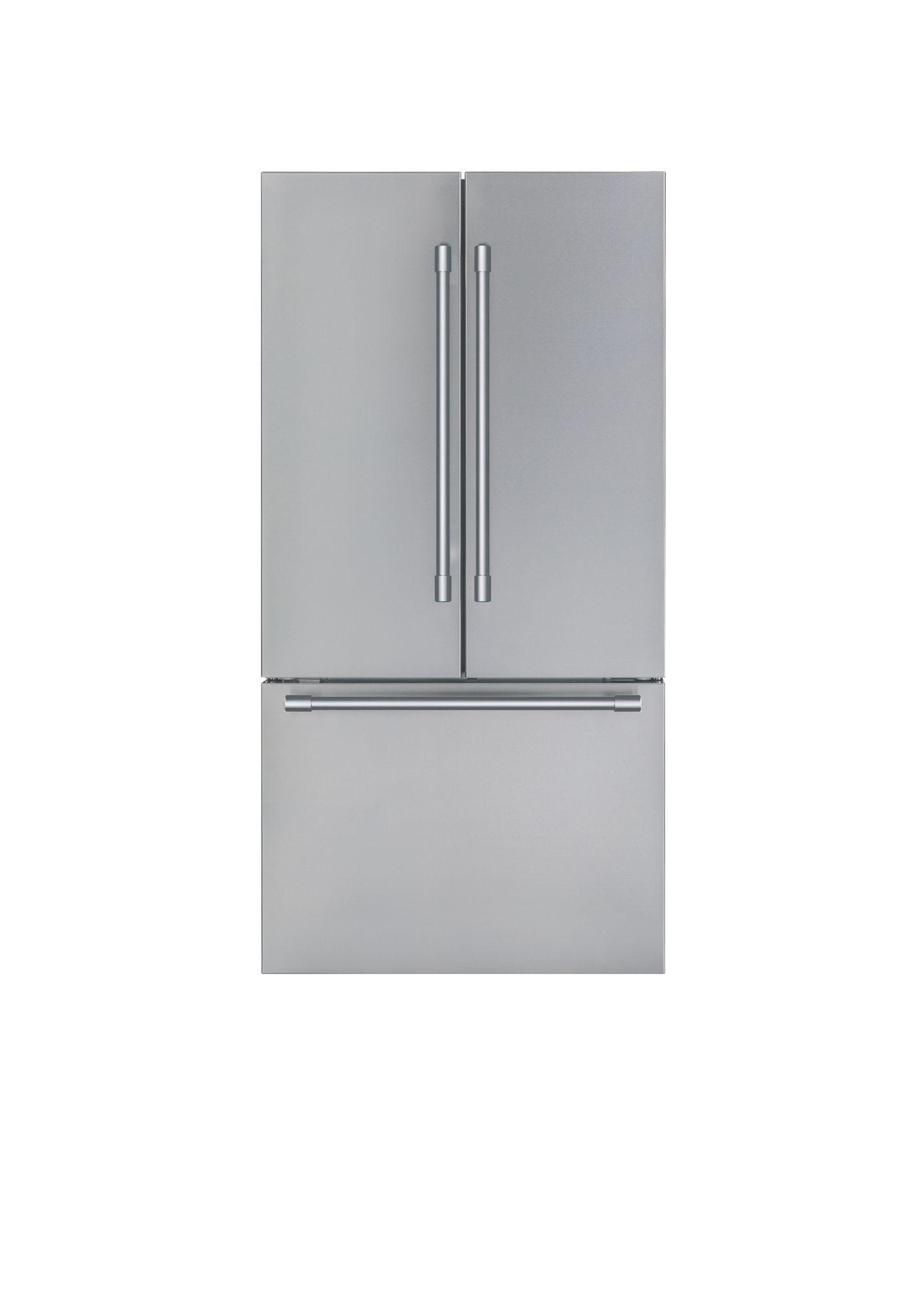 Freestanding French Door Bottom Mount Refrigerator 36'' Professional Stainless Steel
