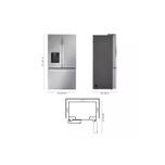 LG Appliances 31 cu. ft. Smart Standard-Depth MAX™ French Door Refrigerator with Dual Ice