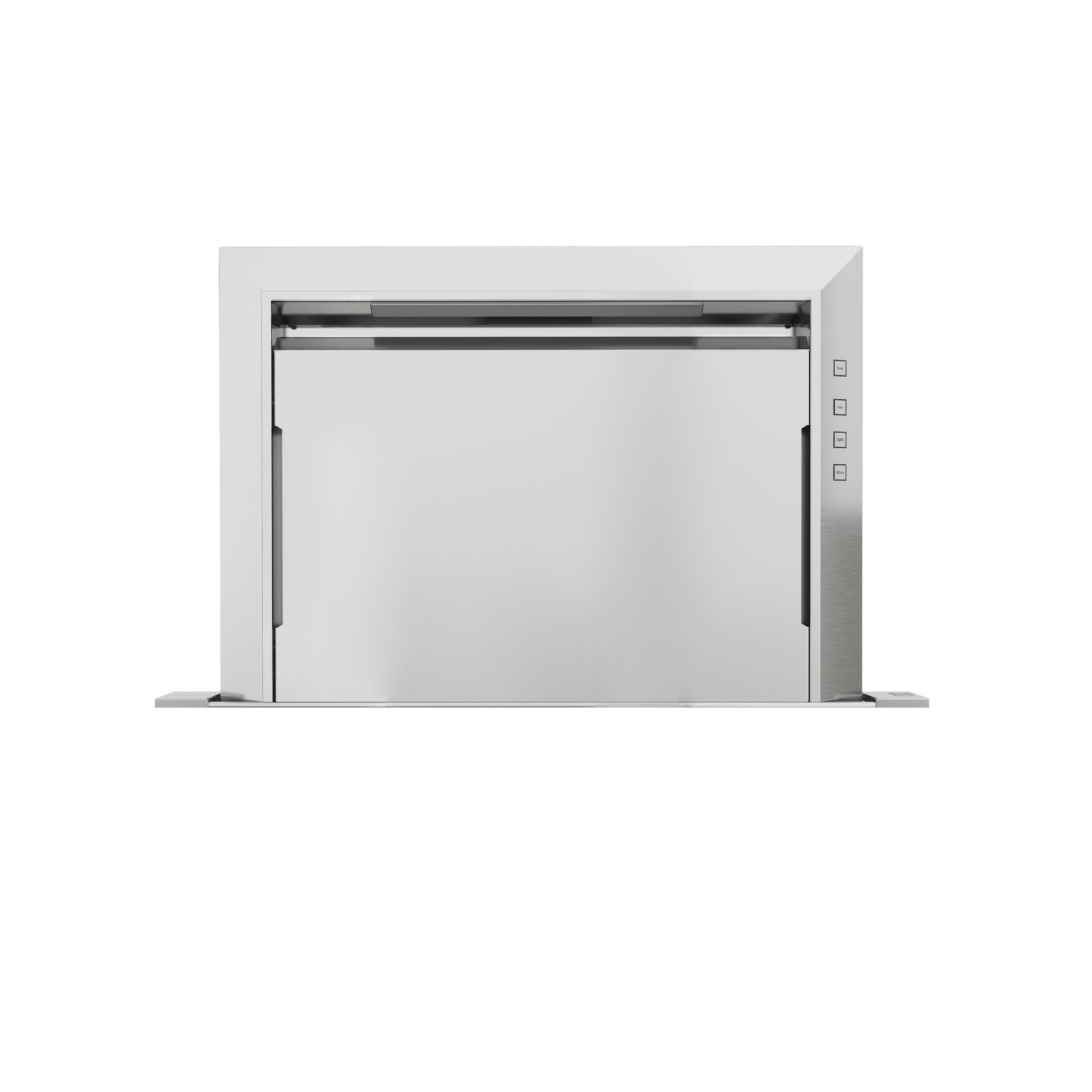 Lift Downdraft, 18" rise, 30" width, Stainless Steel